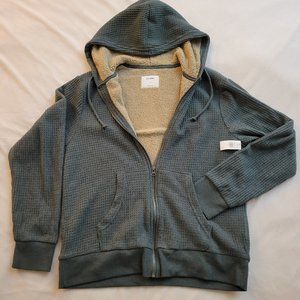 Old Navy Sherpa Lined Full- zip Hoodie (Men's Med, NWT)